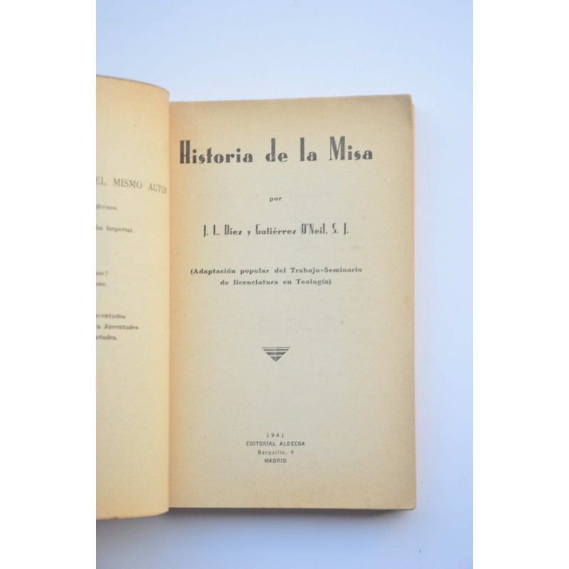 Historia de la Misa