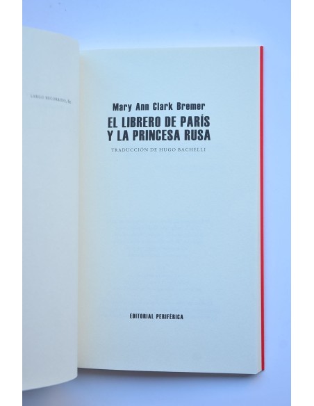El librero de París y la princesa rusa