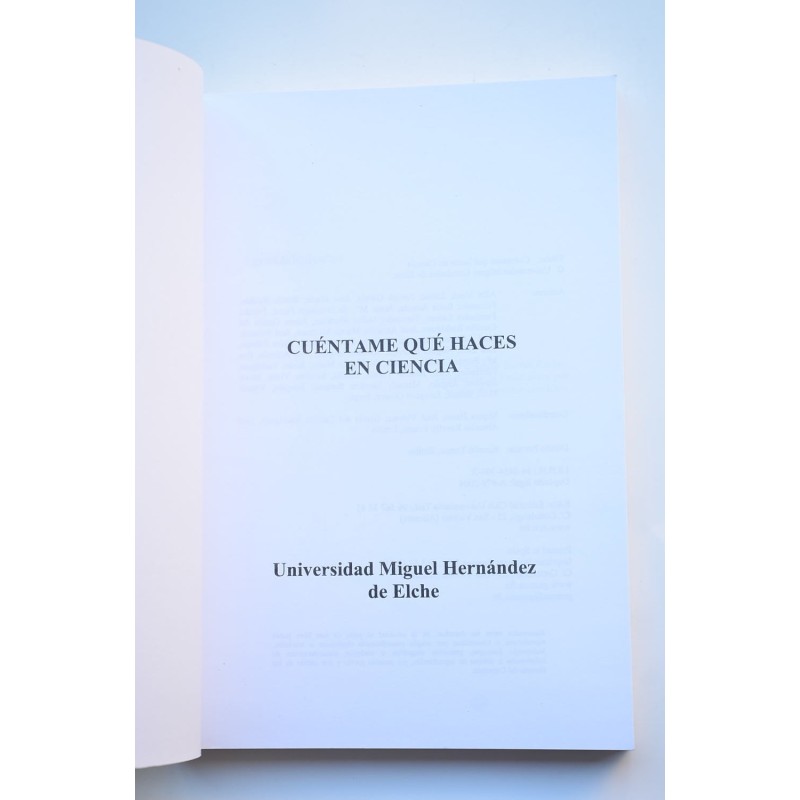 Cuéntame qué haces en Ciencia