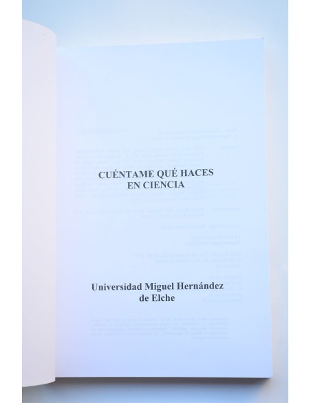 Cuéntame qué haces en Ciencia