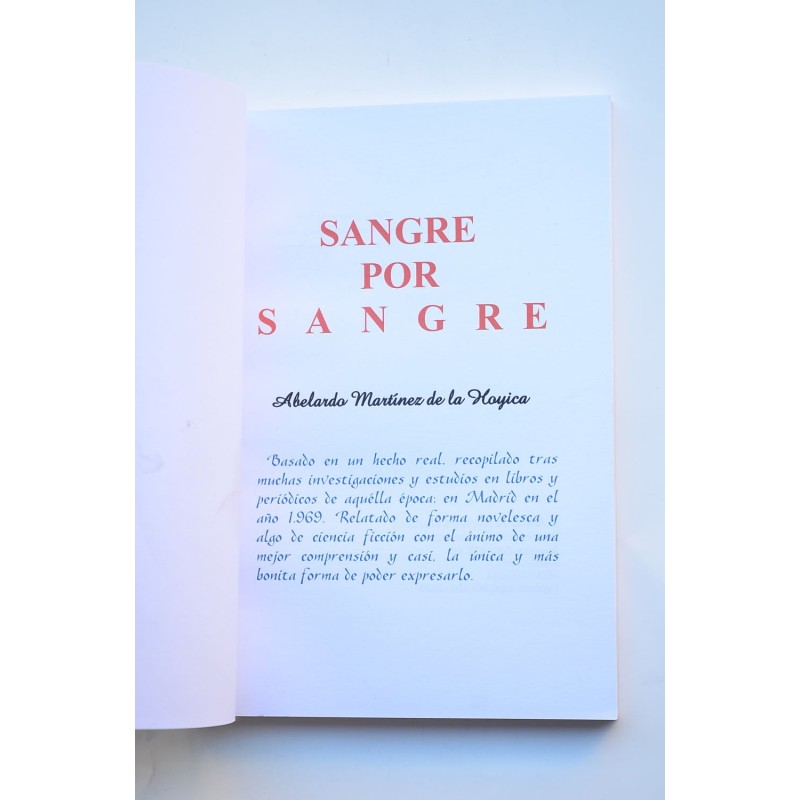 Sangre por sangre
