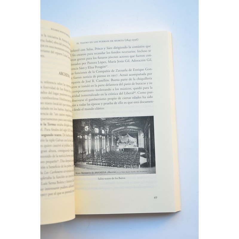 El teatro en los pueblos de Murcia (1845-1936)