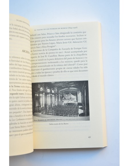 El teatro en los pueblos de Murcia (1845-1936)