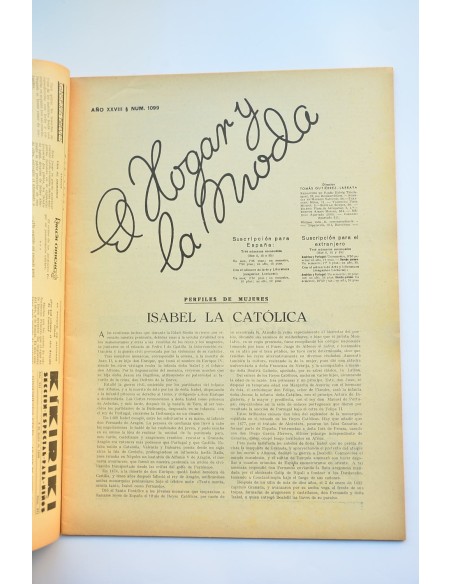 El Hogar y la moda -- Nº 1099 (5 de junio 1936)