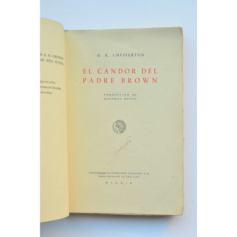 El candor del Padre Brown