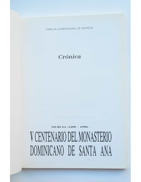 V centenario monasterio dominico Santa Ana : conferencias