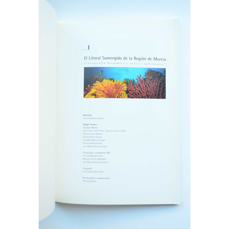 El litoral sumergido de la Región de Murcia :...