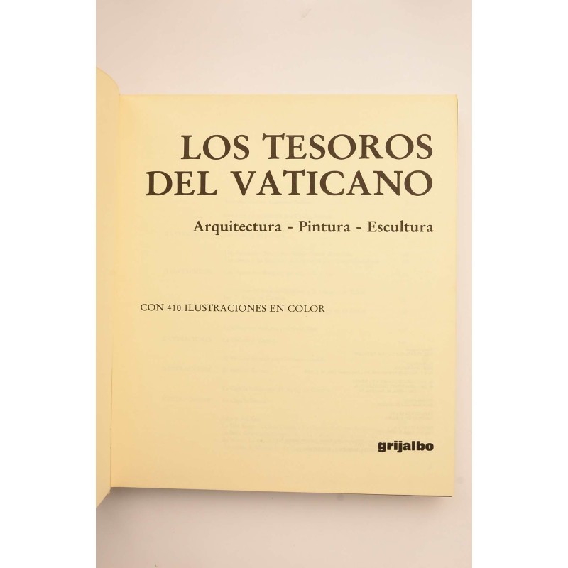 Los tesoros del Vaticano. Arquitectura,...