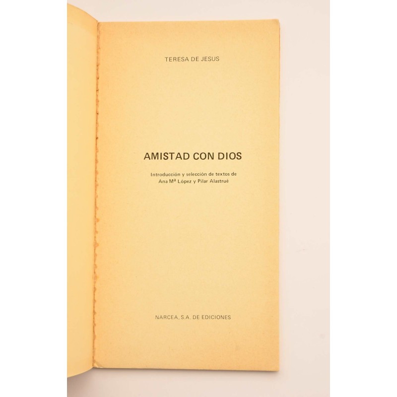 Teresa de Jesús, amistad con Dios