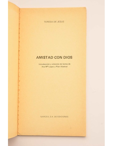 Teresa de Jesús, amistad con Dios