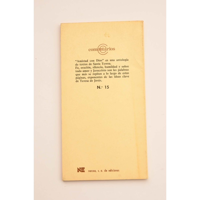 Teresa de Jesús, amistad con Dios