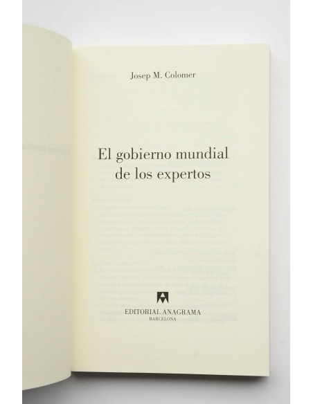El gobierno mundial de los expertos