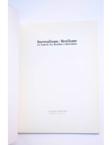 Surrealisme, Realisme : la galerie Isy Brachot a Barcelona