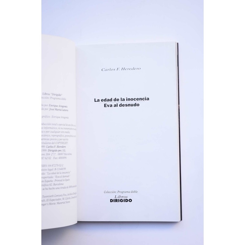 La edad de la inocencia , Eva al desnudo
