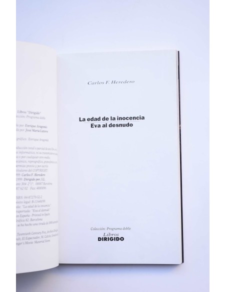 La edad de la inocencia , Eva al desnudo