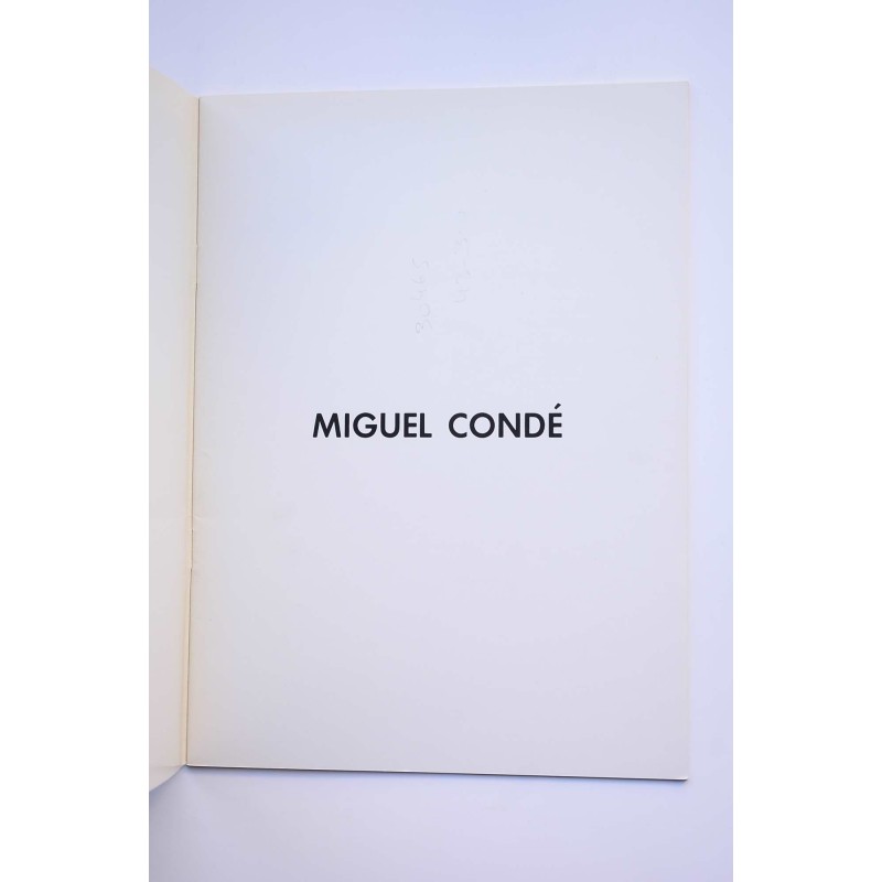Miguel Condé. Catálogo de exposiciones