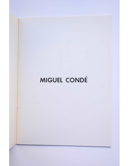 Miguel Condé. Catálogo de exposiciones