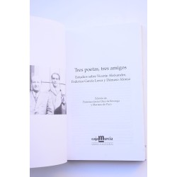 Tres poetas, tres amigos : estudios sobre Vicente... 2