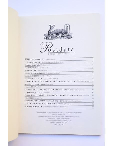 Postdata : revista de artes, letras y pensamiento. nº. 17 - 18