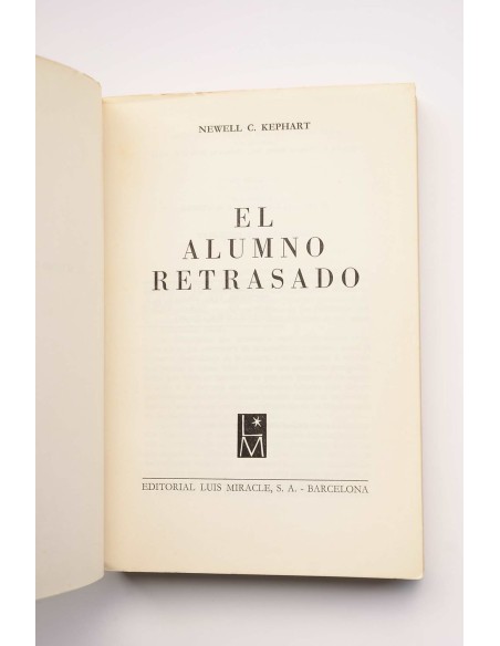 El alumno retrasado