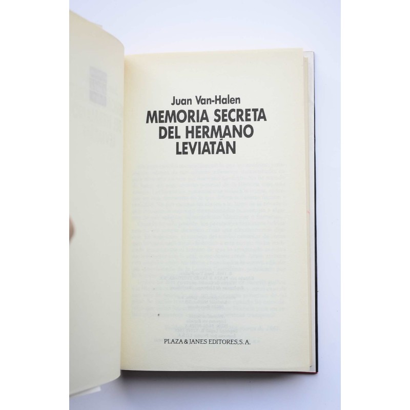 Memoria secreta del hermano Leviatán