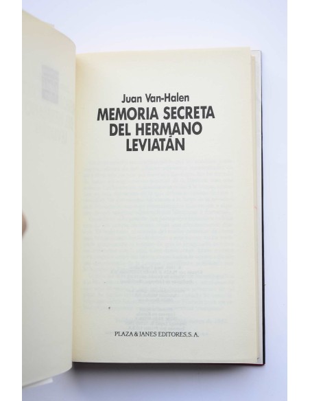 Memoria secreta del hermano Leviatán