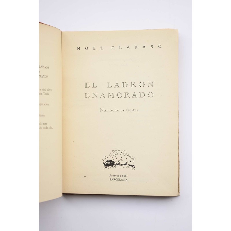 El ladrón enamorado : narraciones tontas