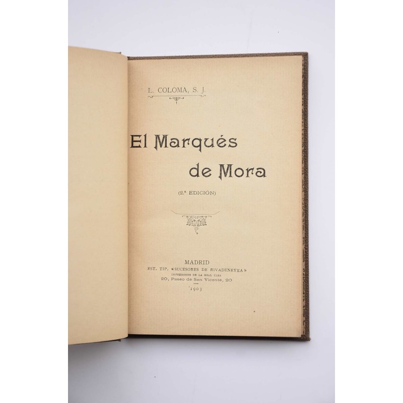 El marqués de Mora