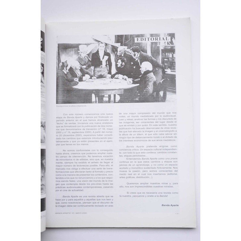 Banda Aparte : revista de cine : formas de ver....