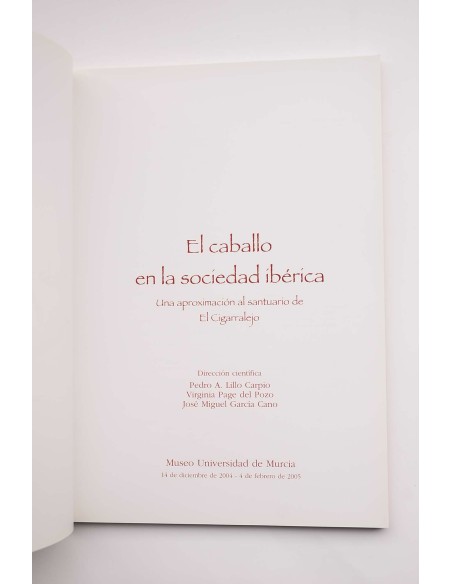 El caballo en la sociedad ibérica. Una aproximación al Santuario de El Cigarralejo.