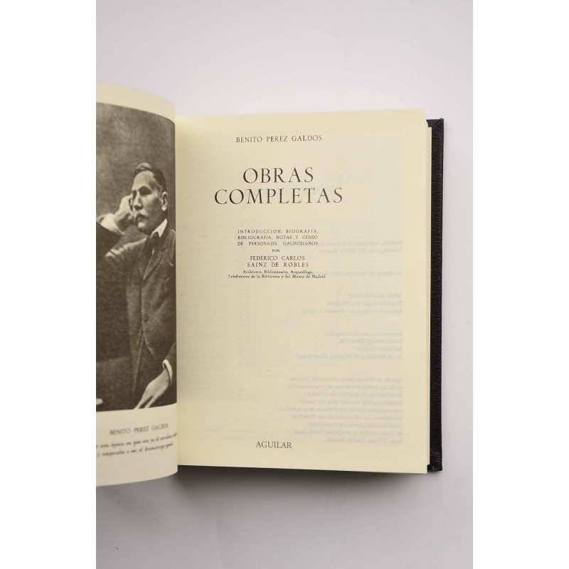 Obras completas de Benito Pérez Galdós. Tomo I.
