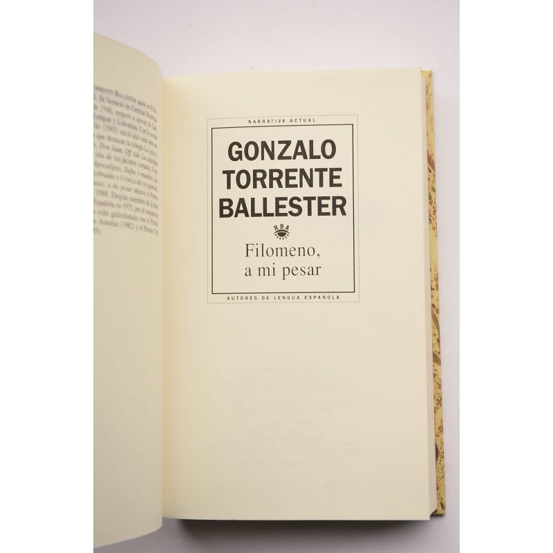 Filomeno a mi pesar 