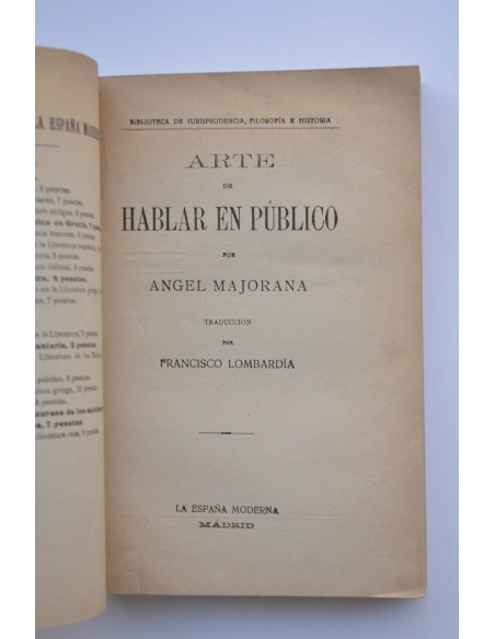 Arte de hablar en público