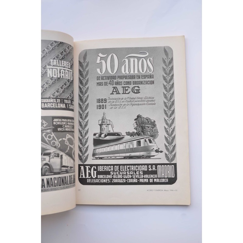 Acero y energía : revista técnica general...