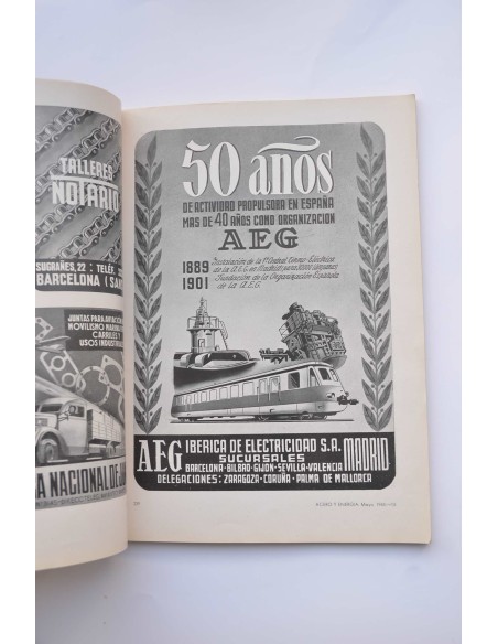 Acero y energía : revista técnica general electro-metalúrgica, textil y química.-- Año I.-- Nº 3 (mayo 1944)