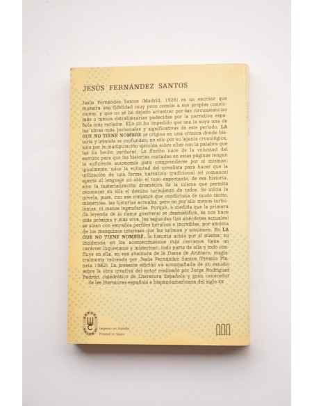 La que no tiene nombre