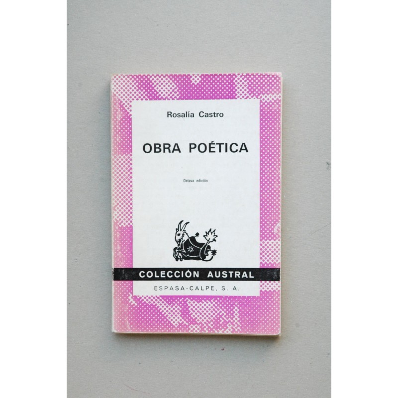 Rosalía de Castro. Obra poética