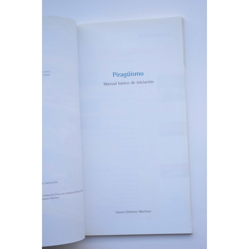 Piragüismo : manual básico de iniciación