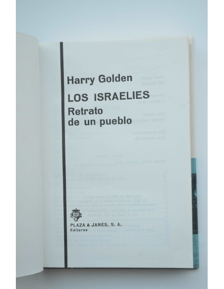 Los israelíes : retrato de un pueblo